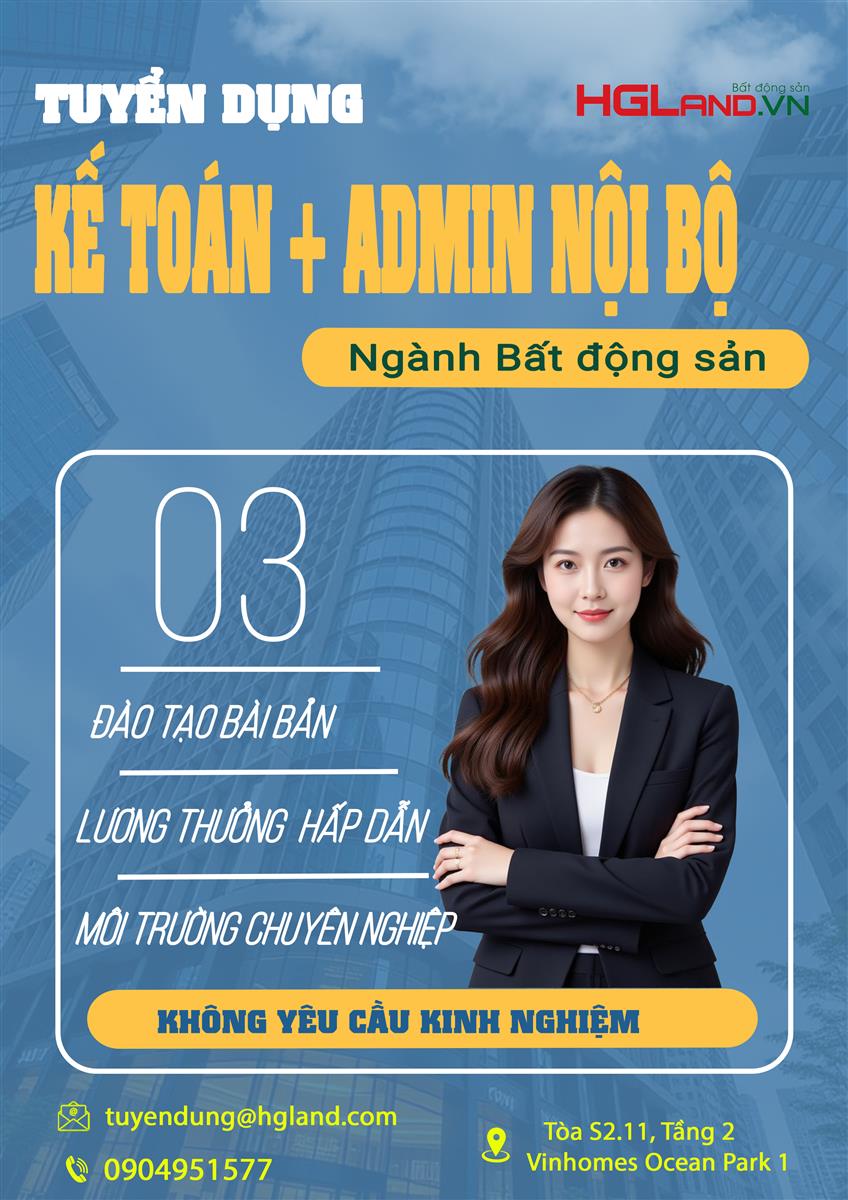 TUYỂN DỤNG KẾ TOÁN ADMIN