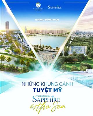 Tầm nhìn triệu đô tại phân khu Sapphire by the sea